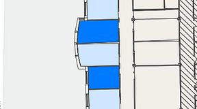 Planritning för FASTOFFICE Johanneslundsvägen 2, 2 privata rum, 40 m²