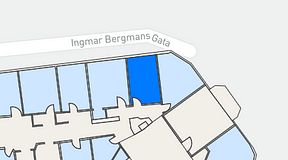 Planritning för Kontoret Nybroviken, 1 privata rum, 12 m²