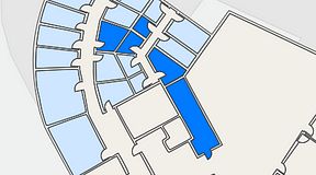 
							Planritning för Quick Office Bromma Blocks, 5 privata rum, 48 m²