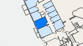 
							Planritning för Genetor K6, 1 privata rum, 18 m²