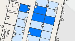 
							Planritning för Convendum Fleminggatan 18, 5 privata rum, 69 m²