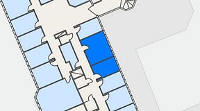 
							Planritning för Regus Helsingborg Södergatan, 2 privata rum, 23 m²