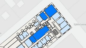 
							Planritning för Spaces Gamla Stan, 4 privata rum, 129 m²