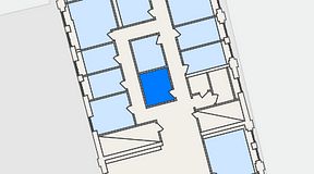 Planritning för THE WORKS Ringvägen, 1 privata rum, 9 m²