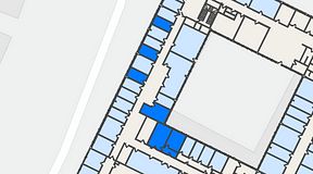 
							Planritning för Quick Office Älvsjö, 5 privata rum, 83 m²