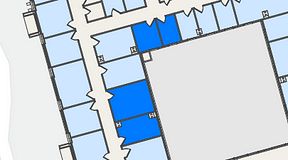 
							Planritning för United Spaces Östra Hamngatan, 4 privata rum, 52 m²