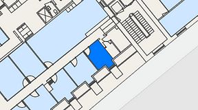 
							Planritning för Spaces Gamla Stan, 1 privata rum, 10 m²