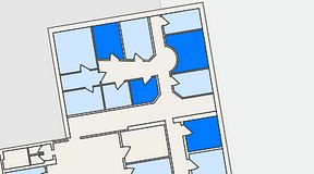 
							Planritning för Växthuset Vasatorpsvägen, 4 privata rum, 50 m²