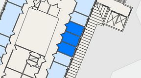 
							Planritning för FASTOFFICE Johanneslundsvägen 12, 3 privata rum, 24 m²