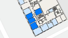 
							Planritning för iOffice Sveavägen, 4 privata rum, 92 m²