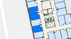 
							Planritning för Regus Gustav III:s Boulevard 34, 3 privata rum, 30 m²