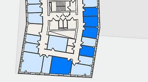 
							Planritning för Regus Hyllie Stationstorg 31, 5 privata rum, 58 m²