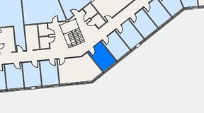 Planritning för CoW Älvsjö, 1 privata rum, 10 m²