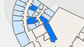 
							Planritning för Quick Office Bromma Blocks, 5 privata rum, 55 m²