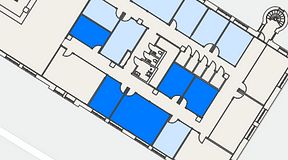 
							Planritning för Convendum Sundbyberg, 5 privata rum, 92 m²