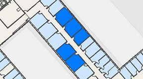 Planritning för Regus Svetsarvägen 15, 5 privata rum, 103 m²