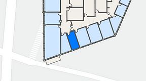 
							Planritning för A house Sickla, 1 privata rum, 15 m²