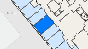 
							Planritning för Regus Hagsätra, 1 privata rum, 17 m²