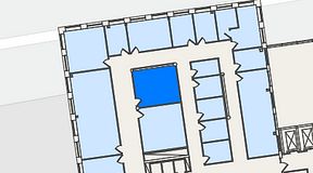 
							Planritning för Spaces Nordenskiöldsgatan, 1 privata rum, 23 m²