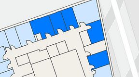 
							Planritning för Walborg Ventures, 5 privata rum, 83 m²