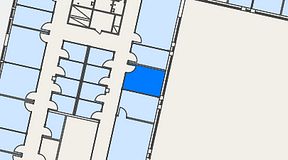 Planritning för Dospace Östra Storgatan, 1 privata rum, 12 m²