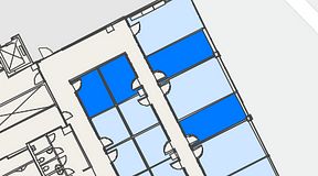 
							Planritning för Convendum Vasagatan 16, 4 privata rum, 54 m²