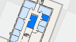 
							Planritning för Regus Östermalmstorg, 2 privata rum, 15 m²