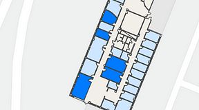 
							Planritning för Växthuset Jägershillgatan, 5 privata rum, 92 m²