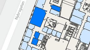 
							Planritning för Regus Östermalmstorg, 4 privata rum, 85 m²