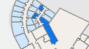 
							Planritning för Quick Office Bromma Blocks, 4 privata rum, 36 m²
