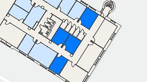 
							Planritning för Convendum Sundbyberg, 4 privata rum, 63 m²