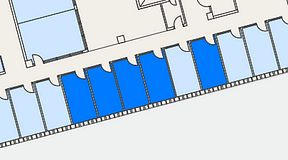 
							Planritning för Regus Lidingö, 5 privata rum, 50 m²