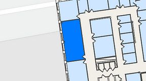 
							Planritning för Spaces Nordenskiöldsgatan, 1 privata rum, 47 m²