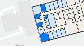 
							Planritning för Regus Lidingö, 5 privata rum, 46 m²