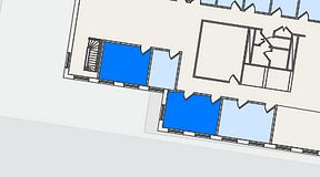 
							Planritning för Regus Alvik, 2 privata rum, 38 m²