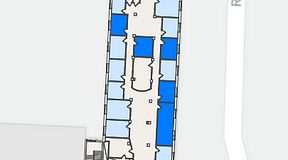 
							Planritning för Regus Triangeln Station, 5 privata rum, 68 m²