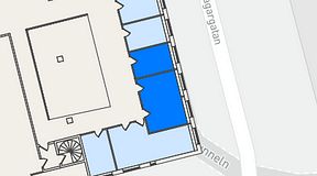 
							Planritning för THE WORKS Medborgarplatsen, 2 privata rum, 33 m²