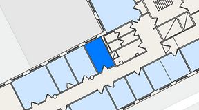 
							Planritning för iOffice Olof Palmes Gata 11, 1 privata rum, 14 m²