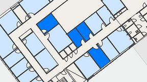 
							Planritning för Convendum Avenyn, 4 privata rum, 40 m²