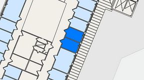 
							Planritning för FASTOFFICE Johanneslundsvägen 12, 2 privata rum, 16 m²