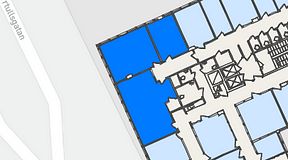 Planritning för 7A Odenplan, Norrtullsgatan 6, 3 privata rum, 86 m²