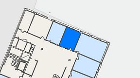 Planritning för FASTOFFICE Nytorpsvägen 34, 1 privata rum, 10 m²