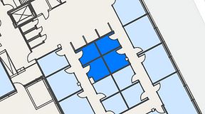 
							Planritning för Spaces Hyllie Vista, 4 privata rum, 32 m²