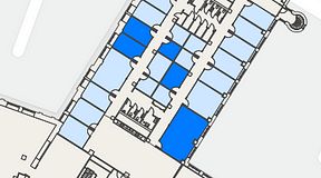 
							Planritning för Convendum Sundbyberg, 5 privata rum, 92 m²