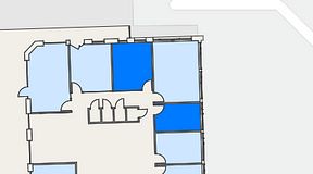 
							Planritning för Helio Frösundavik, 2 privata rum, 30 m²