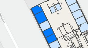 
							Planritning för Convendum Västra Järnvägsgatan 3, 4 privata rum, 45 m²