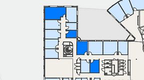 
							Planritning för Convendum Stampgatan 14, 4 privata rum, 60 m²