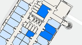 
							Planritning för Convendum Sundbyberg, 4 privata rum, 61 m²