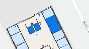 
							Planritning för Convendum Västra Järnvägsgatan 3, 4 privata rum, 30 m²