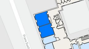 
							Planritning för Regus Adelgatan 21, 2 privata rum, 43 m²